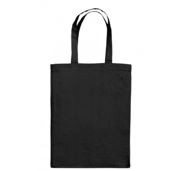 Black Cotton Baby Shopping Bag