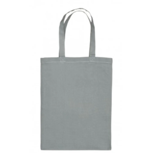 Cool Grey Cotton Baby Shopping Bag