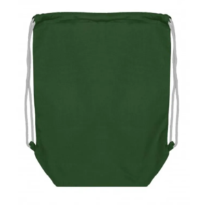 Navy Green Cotton Backpack with bottom gusset