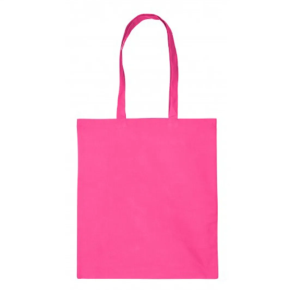 Cotton Tote Bag Pink