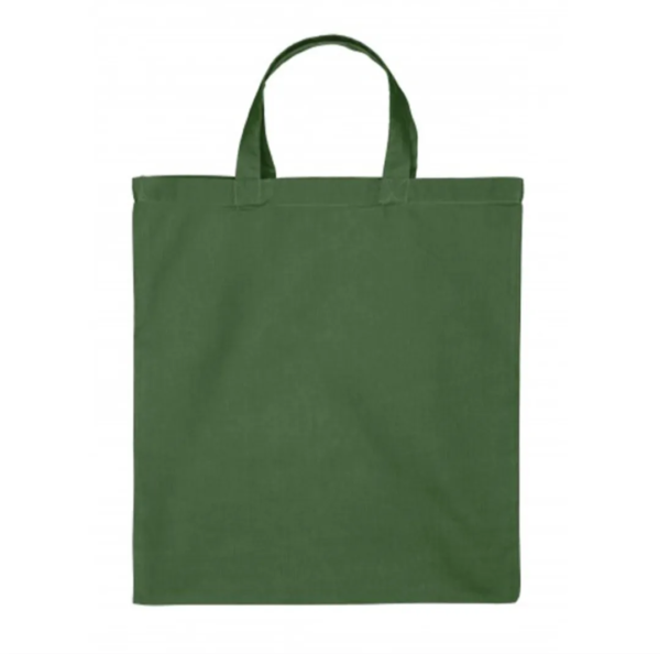Cotton Tote Bag Navy Green